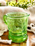 Vintage Uranium Glass Toothpick Holder