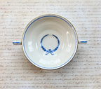 Vintage Castleton China Empire Double-Handled Soup Bowl with Laurel Wreath