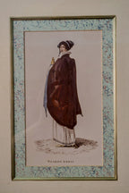 Antique Regency Walking Dress Engraving | Framed Historical Fashion Illustration
