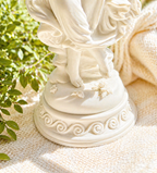 Vintage Neoclassical Lady Figurine – Parian Style Dancing Maiden Sculpture