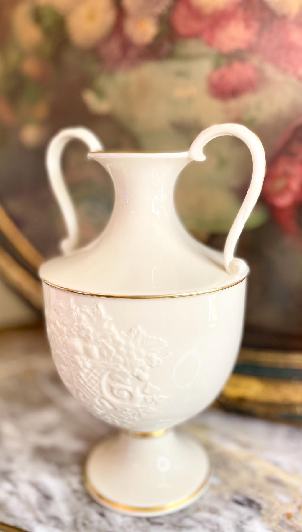 Vintage Lenox Urn with Gold Trim