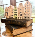 Ceramic European Row House Miniatures