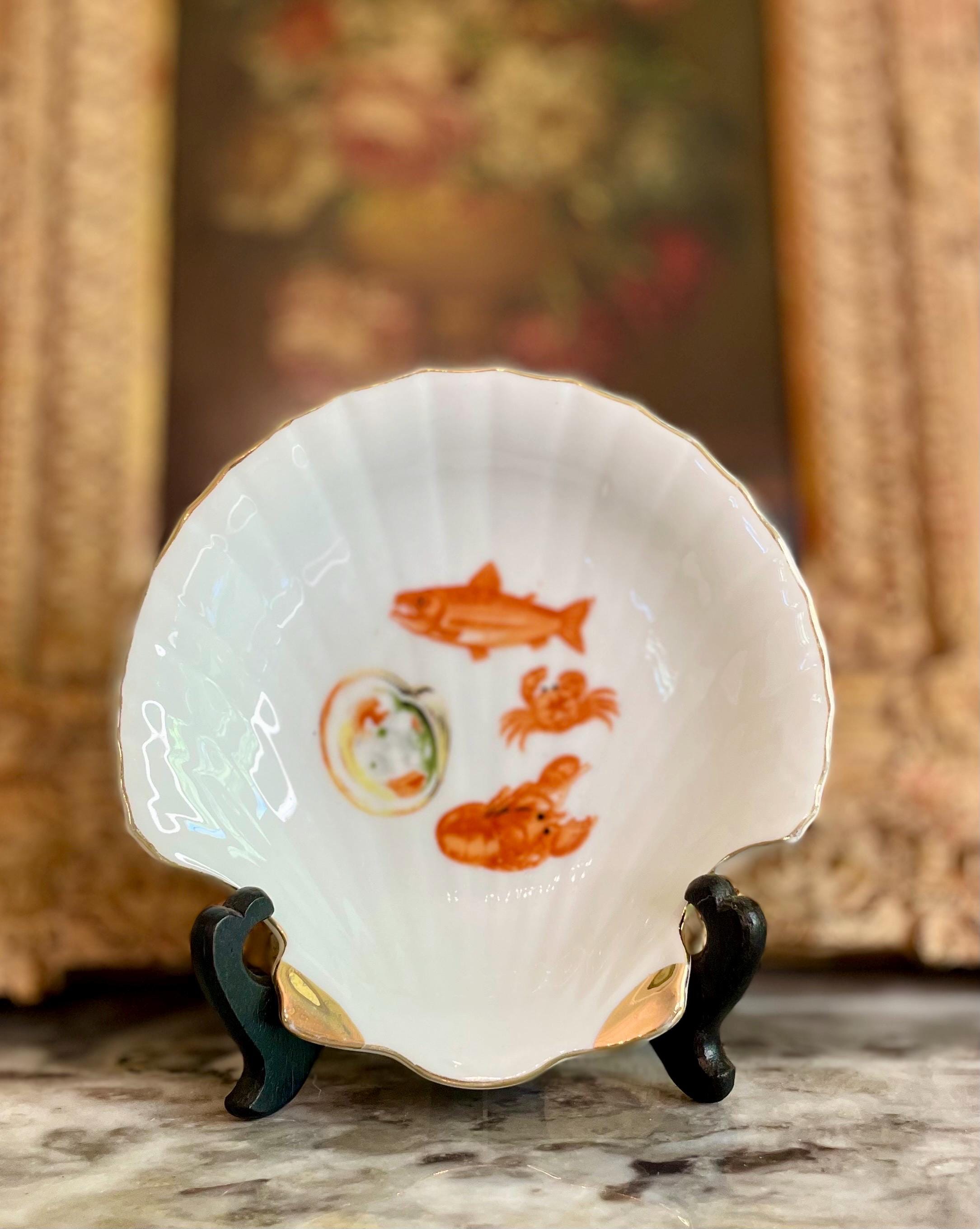 Vintage Coastal Themed Mini Dishes