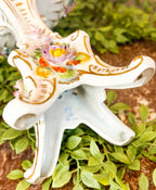 19th Century Carl Thieme Dresden Porcelain Compote Centerpiece