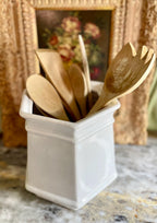 Vintage Haeger Ivory Ceramic Vase