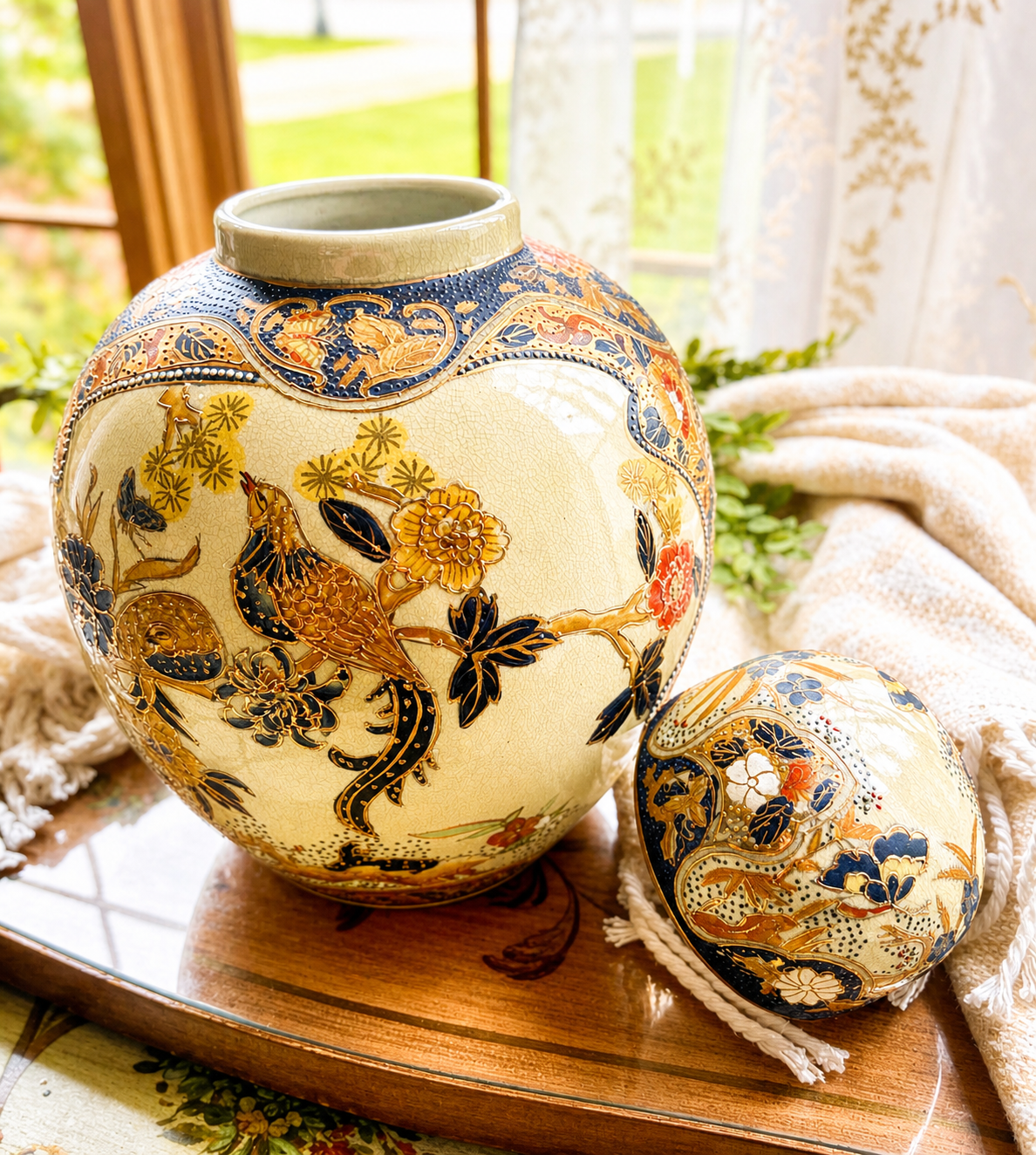 Satsuma-Style Ginger Jar
