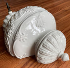 Vintage Italian White Ceramic Lavabo Wall Fountain