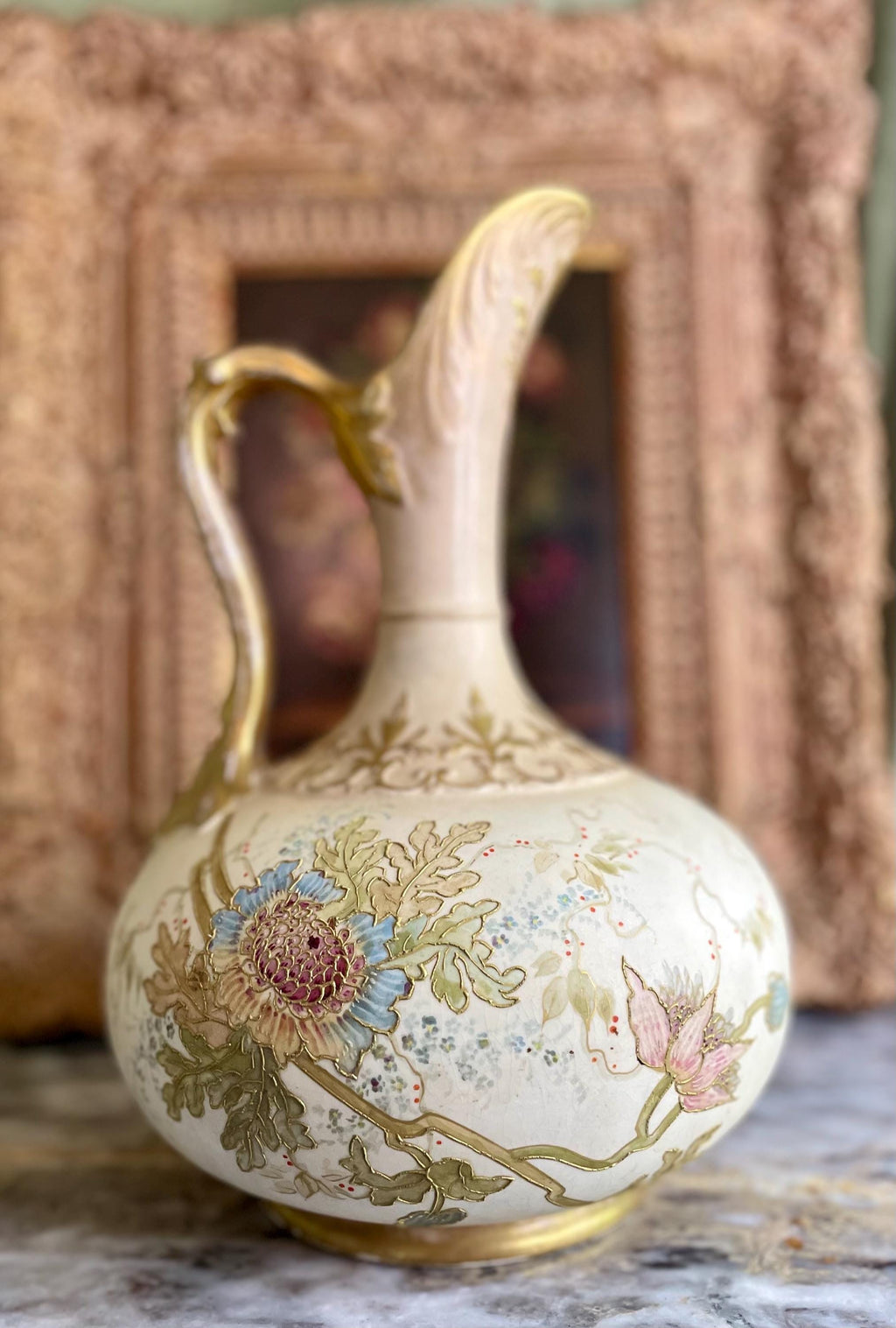 Antique Royal Bonn Vase and Ewer