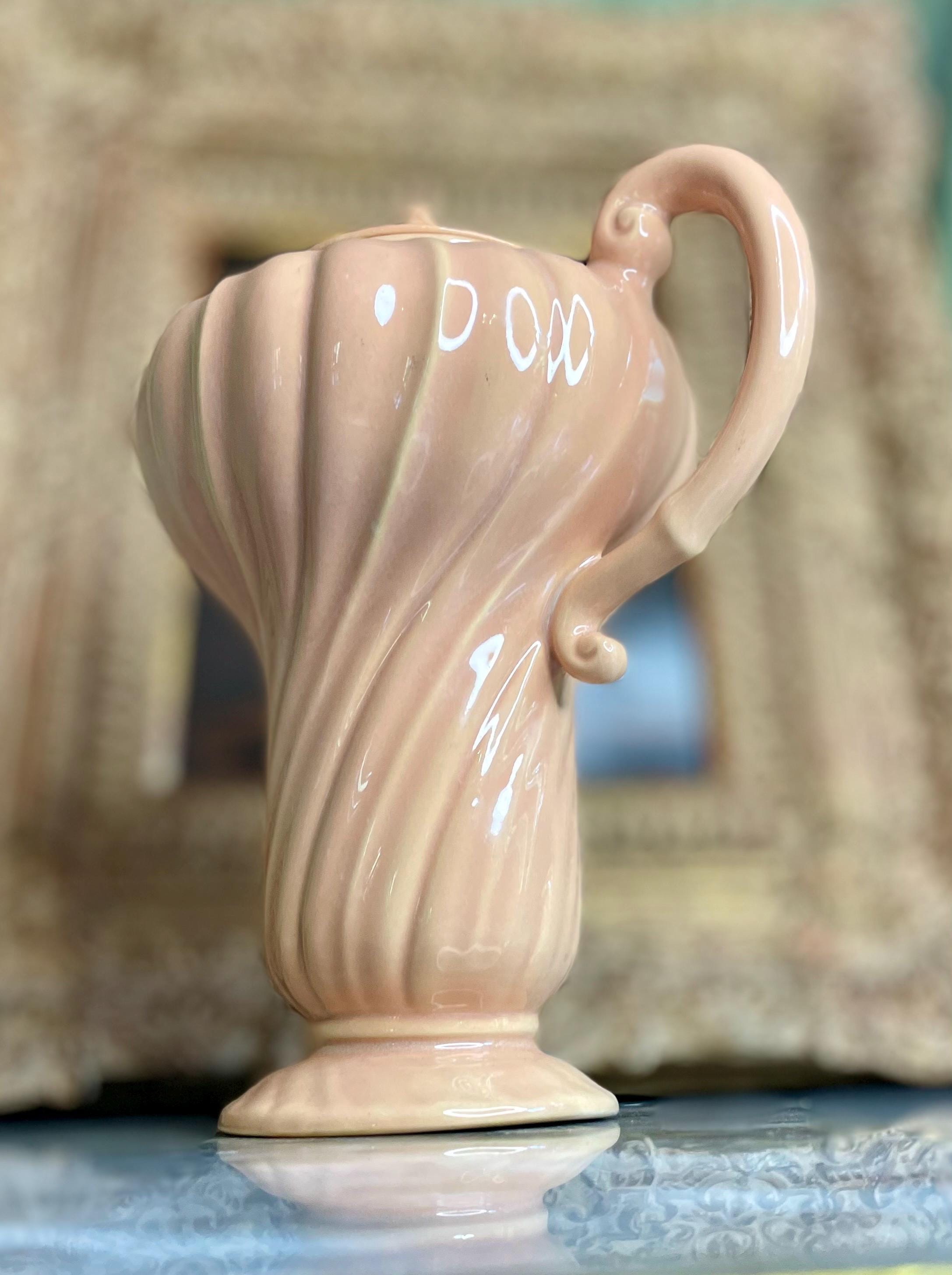 Vintage Coronado Coral Beige Coffee Pot by Franciscan