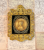 Antique Framed Diane de Poitiers Medallion