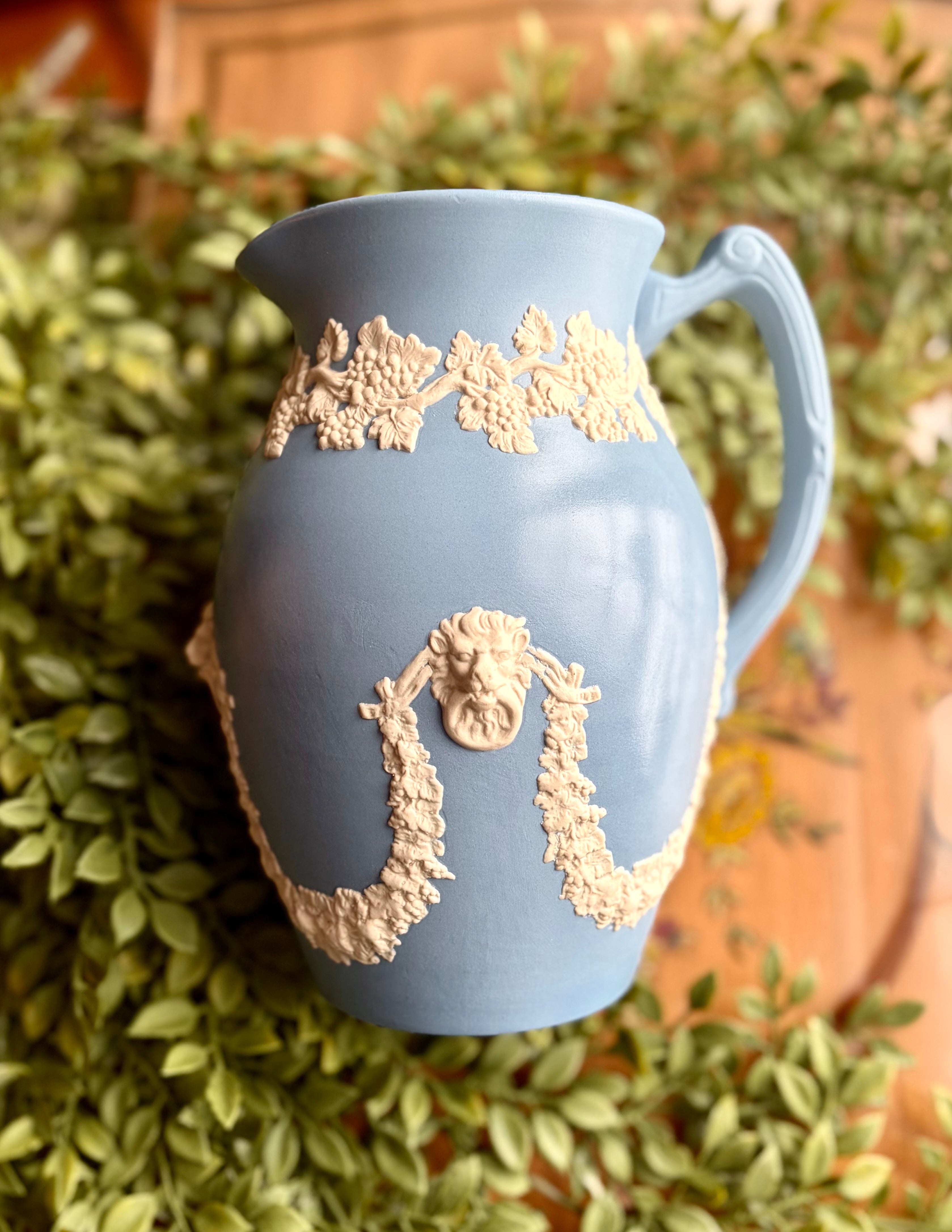 Vintage Wedgwood Jasperware Pitcher