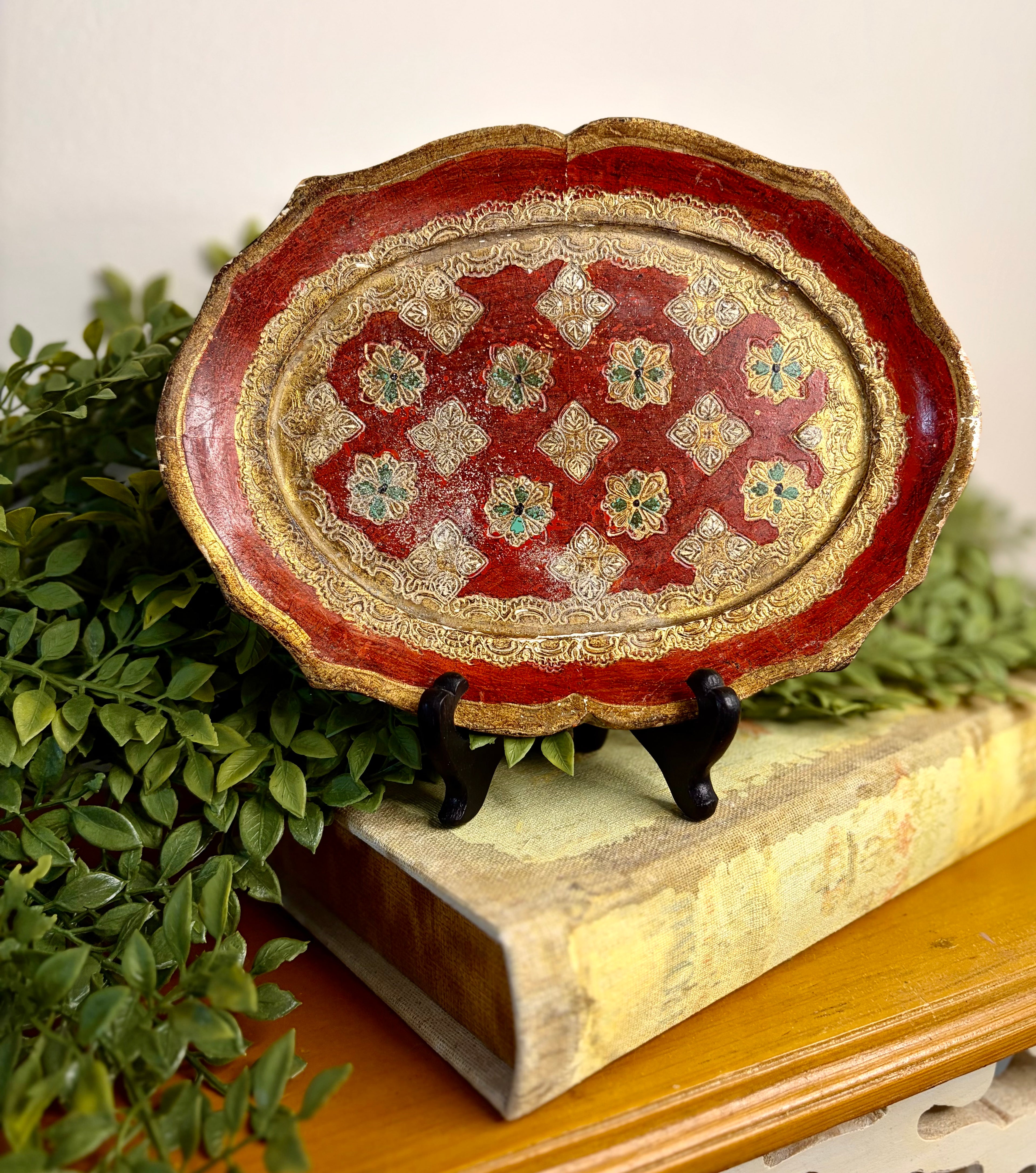 Vintage Italian Florentine Tole Tray