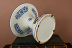 Antique European Porcelain Candlesticks with Heraldic Coat of Arms