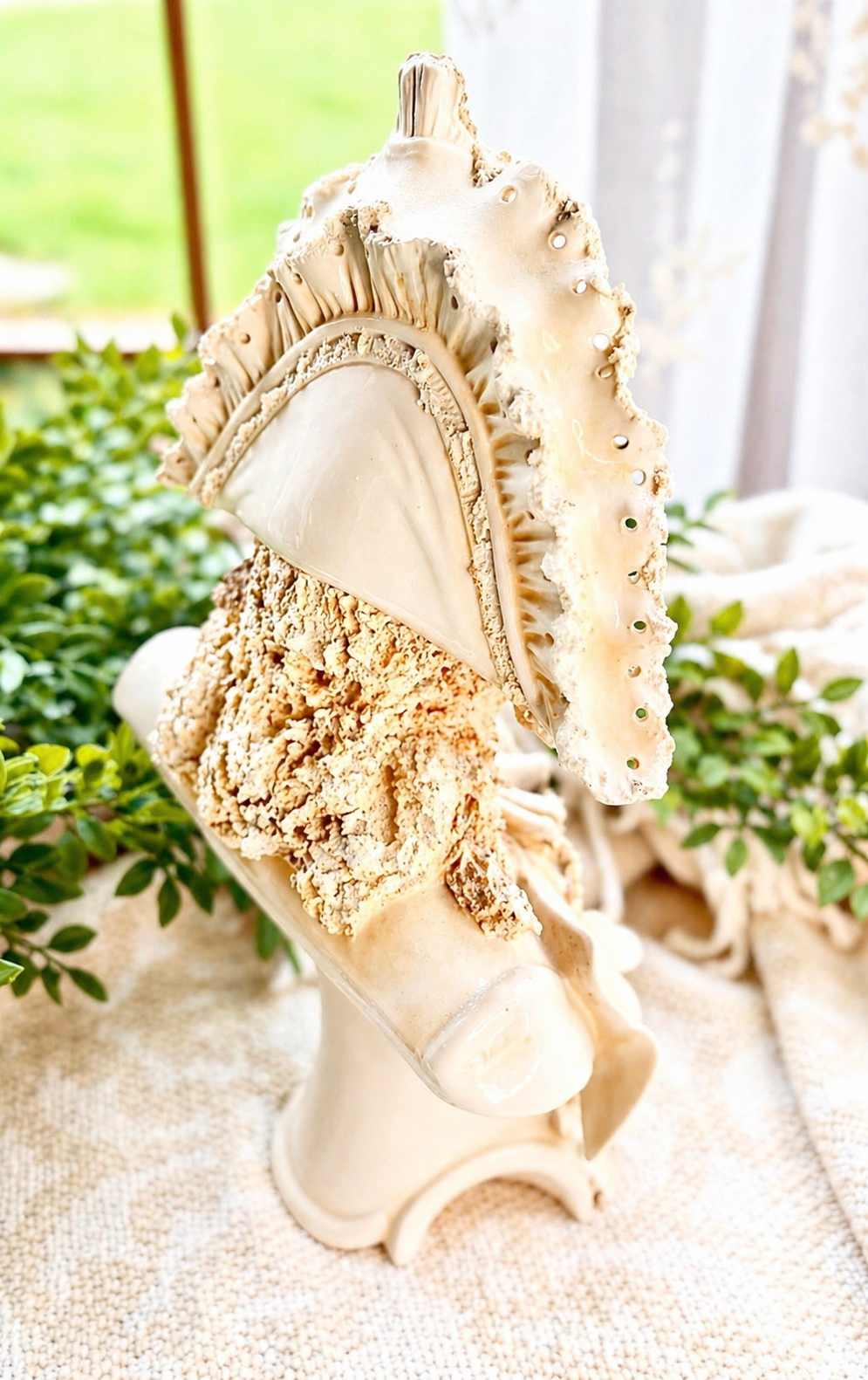 Vintage Continental Porcelain Gentleman Bust