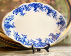 Antique Ceramic Flow Blue W. H. Grindley & Co. Platters