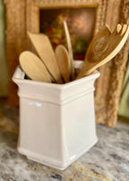 Vintage Haeger Ivory Ceramic Vase