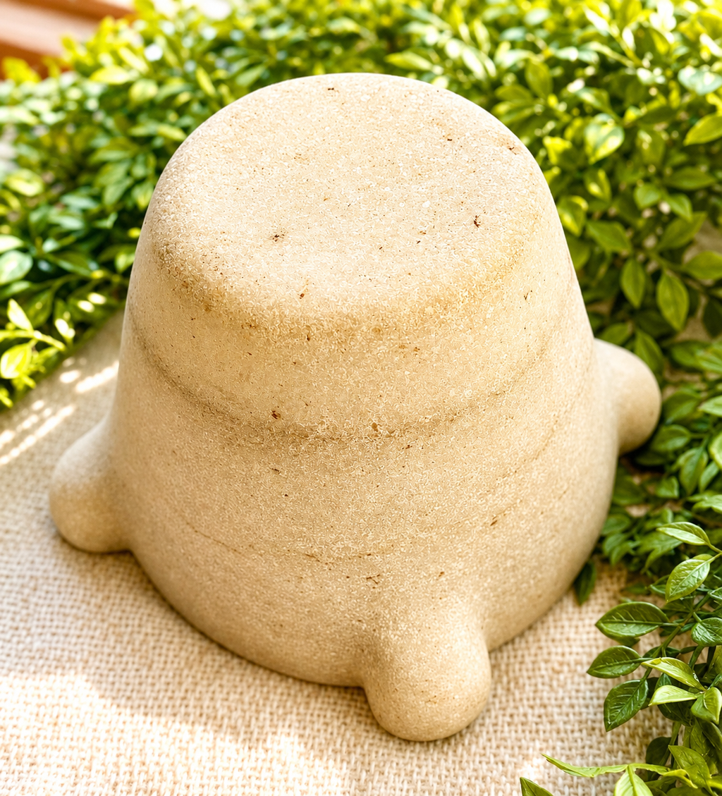 Antique 19th Century French Marble Mortar & Pestle | Apothecary Pharmacy Kitchenalia