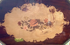 Vintage Italian Floral Wood Inlaid Tray