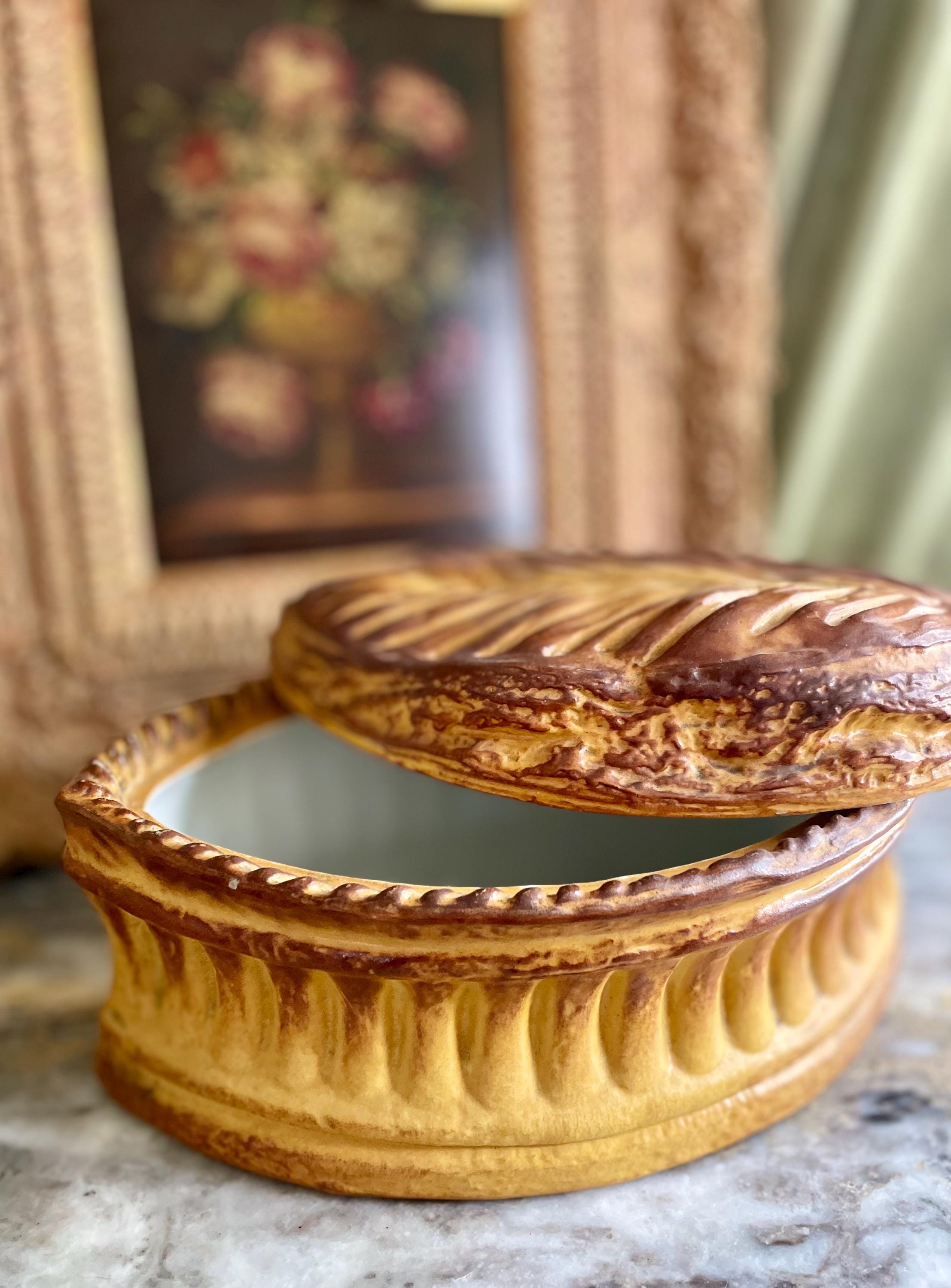 Antique French Majolica Terrine
