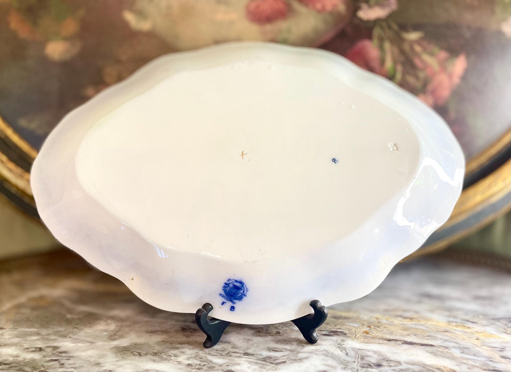 Antique Ceramic Flow Blue W. H. Grindley & Co. Platters