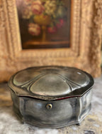Antique Reed & Barton Silver Plated Jewelry Box