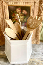 Vintage Haeger Ivory Ceramic Vase