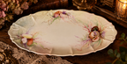 Antique French Elite Limoges Porcelain Serving Platter