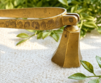Vintage Brass Ice Tongs | Mid Century Barware Serving Tongs Made in India
