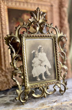 Antique Victorian Rococo Brass Frame