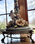 Vintage Compodimonte Style Table Lamp