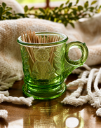 Vintage Uranium Glass Toothpick Holder