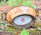 Wong Lee Porcelain Bowl with Ornamental Accents