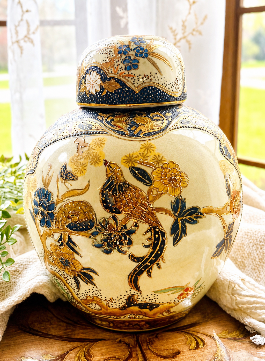 Satsuma-Style Ginger Jar