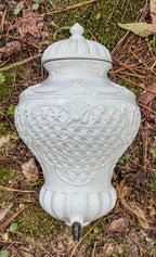 Vintage Italian White Ceramic Lavabo Wall Fountain