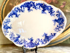Antique Ceramic Flow Blue W. H. Grindley & Co. Platters
