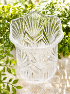Antique 1899 Bryce Higbee Admiral Ribbed Ellipse EAPG Pressed Glass Vase