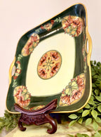 Antique Bavarian Handled Serving Plate, signed c. 1913