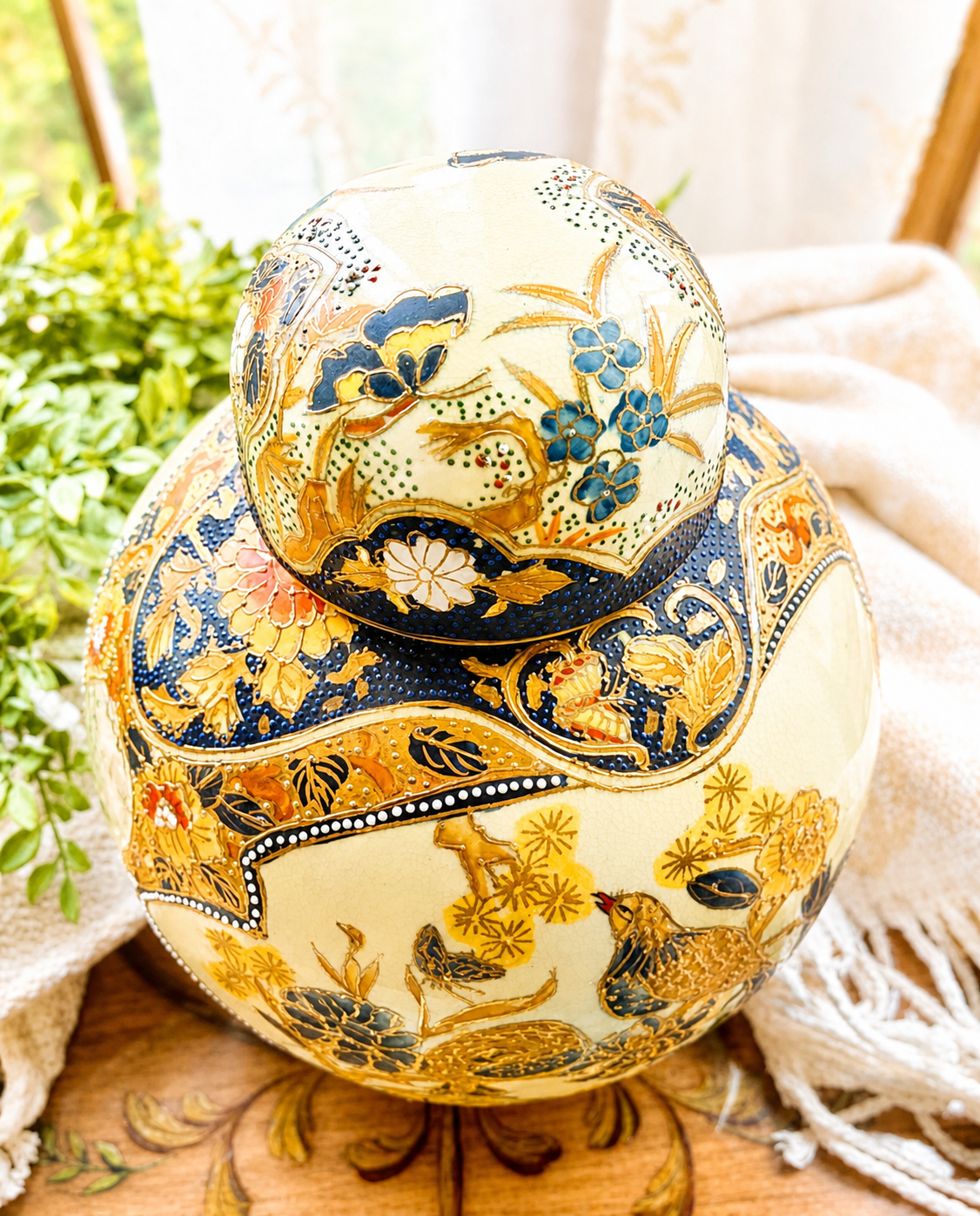 Satsuma-Style Ginger Jar