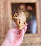 Antique French Meerschaum & Sterling Woman Pipe