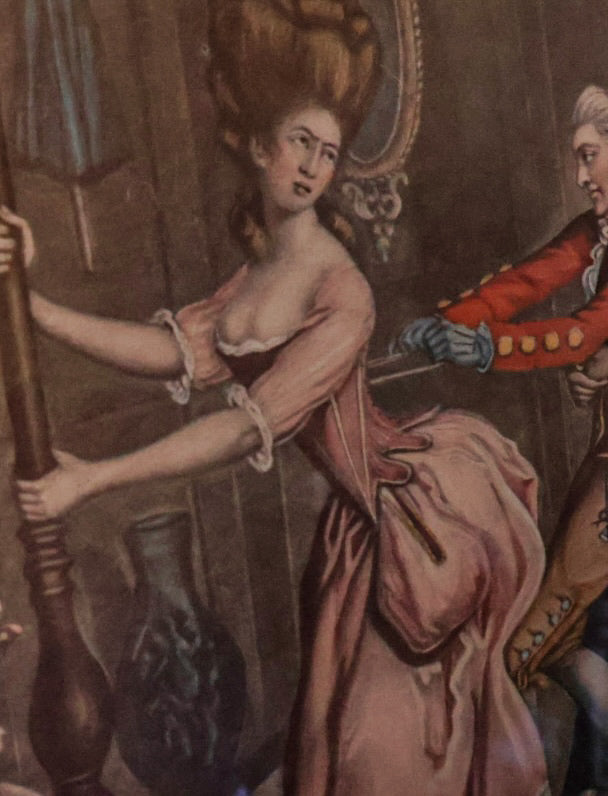 Vintage Framed “Tight Lacing, or Fashion Before Ease” | After John Collet