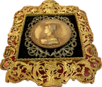 Antique Framed Diane de Poitiers Medallion