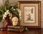 Original 19th-Century Juno Engraving | Framed Neoclassical Art