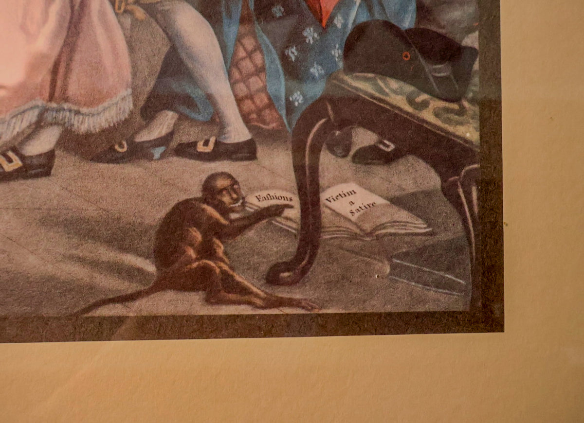 Vintage Framed “Tight Lacing, or Fashion Before Ease” | After John Collet