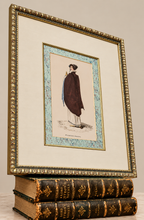 Antique Regency Walking Dress Engraving | Framed Historical Fashion Illustration