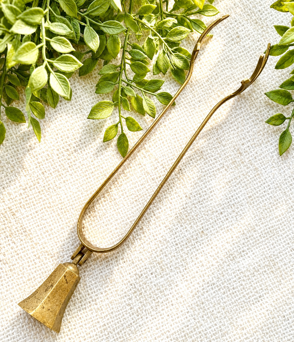 Vintage Brass Ice Tongs | Mid Century Barware Serving Tongs Made in India