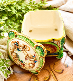 Vintage Maruhon Ware Cherub Covered Dish