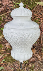 Vintage Italian White Ceramic Lavabo Wall Fountain