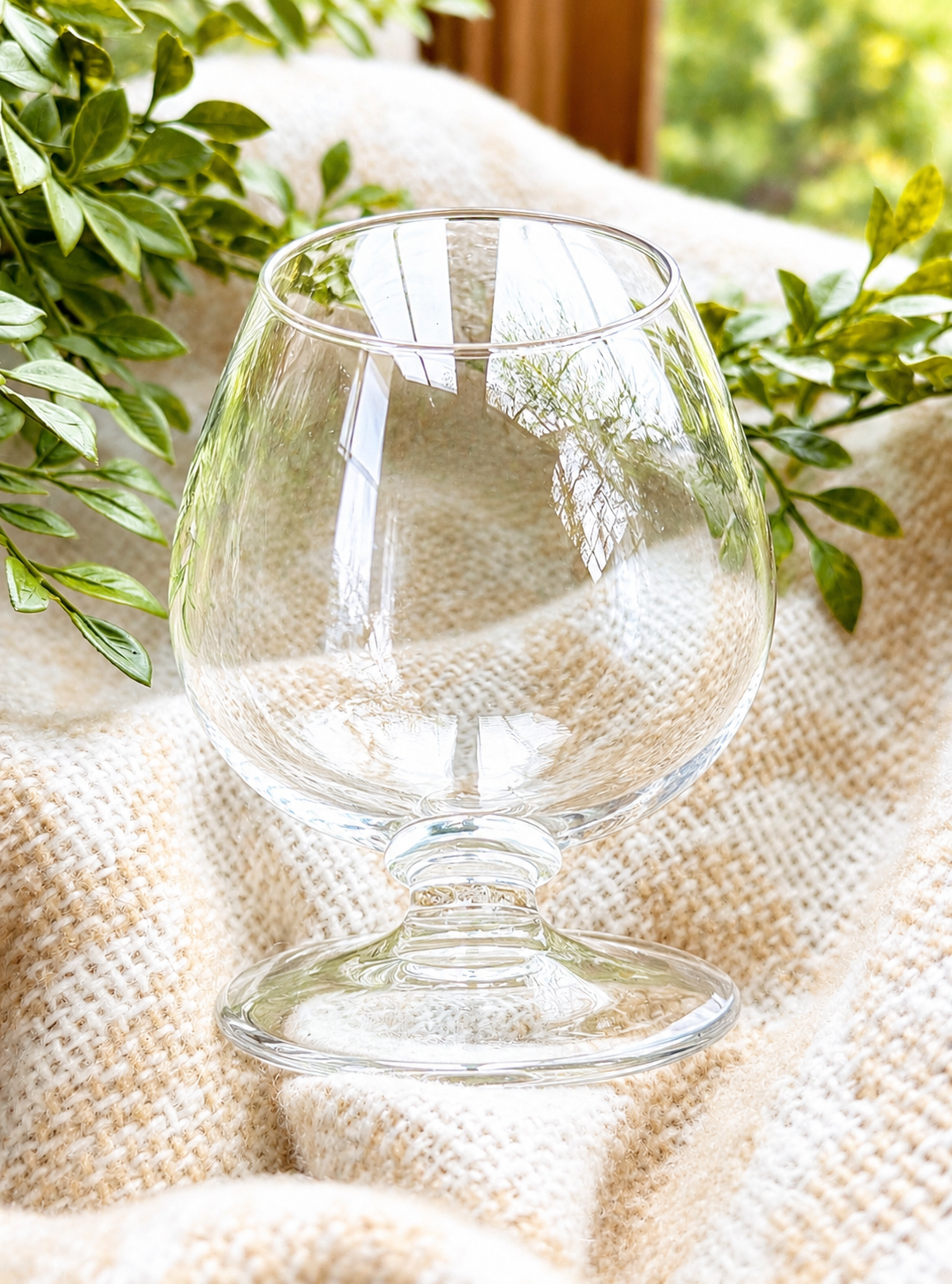 Vintage Glass Brandy Snifter
