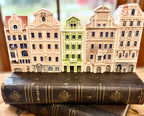 Ceramic European Row House Miniatures