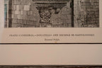 Antique 1881 Italian Architectural Engraving | Prato Cathedral